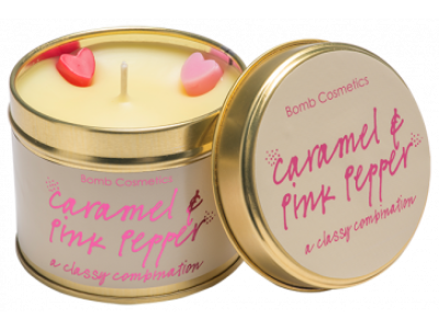Svíčka Karamel & Růžový pepř 180g